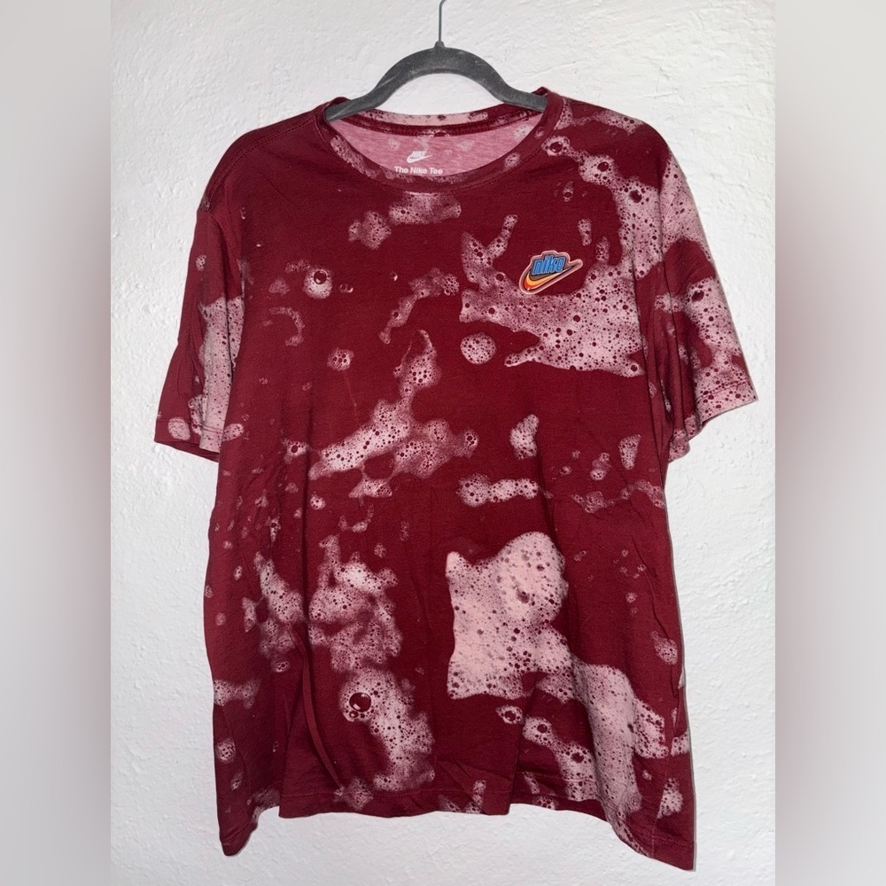 Nike Red Patterned Men's Shirt